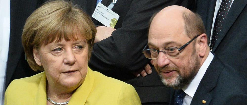 Merkel und Schulz - zwei vom selben Schlag