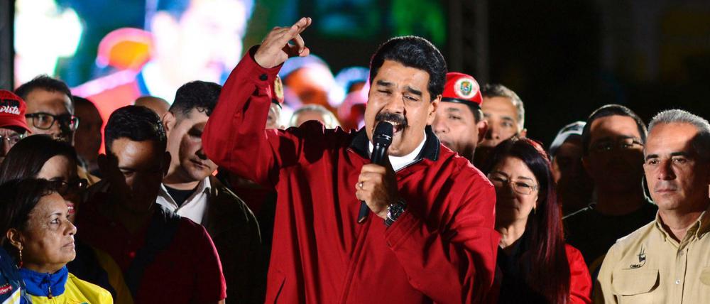 Der venezolanische Präsident Nicolás Maduro in Caracas.