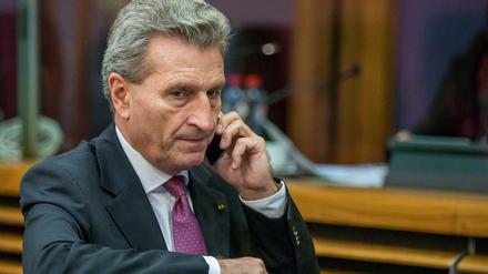 EU-Kommissar Günther Oettinger steht erneut in der Kritik.