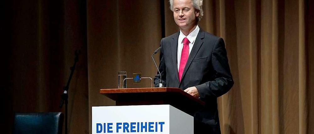 Geert Wilders propagiert Freiheit - nur für christliche Europäer.