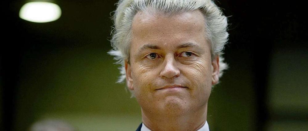 Hetzer, Islamhasser, schillernde Figur: Rechtspopulist Geert Wilders unterstützt in Berlin "Die Freiheit". 