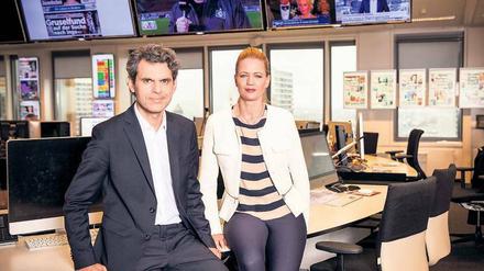 Immer montags: Die Moderatoren von „Die richtigen Fragen“, Ali Aslan und Anna von Bayern, blicken auf die Ereignisse der kommenden Woche.