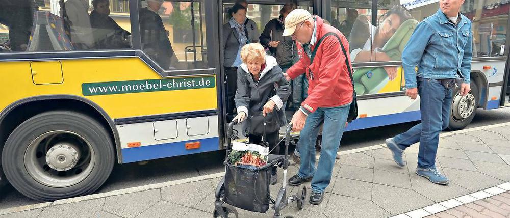 Behindertengerecht. Die neuen Busse sollen leichter zugänglich sein.