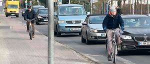 Künftig die Regel. Der Radverkehr in Kleinmachnow soll verstärkt auf der Straße geführt werden.