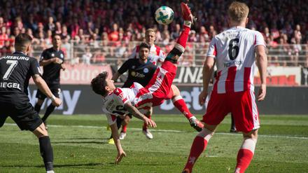 Spektakel war eher selten: Union spielte gegen Duisburg nur 0:0