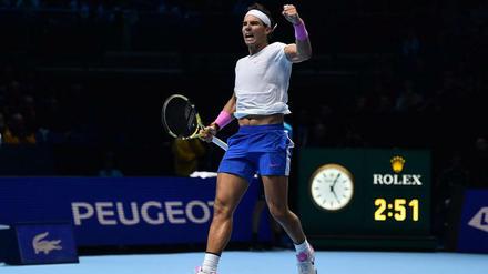 Ein Kämpfer. Rafael Nadal setzte sich auch gegen Stefanos Tsitsipas nach Rückstand noch durch.