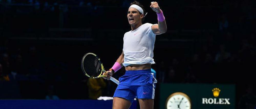 Ein Kämpfer. Rafael Nadal setzte sich auch gegen Stefanos Tsitsipas nach Rückstand noch durch.