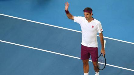 Da steht er. Roger Federer hat in Melbourne sein nunmehr 46. Grand-Slam-Halbfinale erreicht.