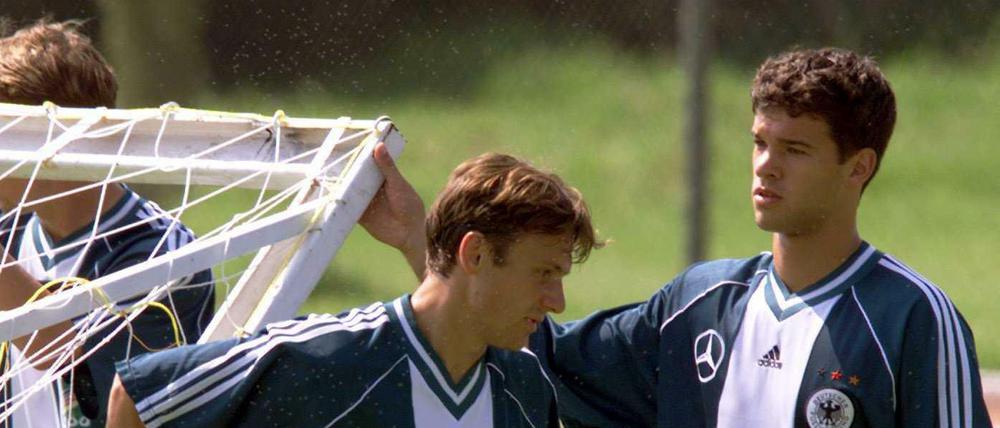 Confed-Cup 1999: Während Michael Ballack später Kapitän der Nationalmannschaft wurde, war Heiko Gerbers DFB-Karriere nach zwei Spielen wieder beendet. 