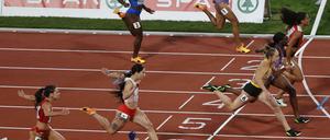 Deutschland läuft vorneweg (hier mit Gina Lückenkemper über 100 Meter). Das gab es in der Leichtathletik zuletzt selten, erst recht im Sprint.