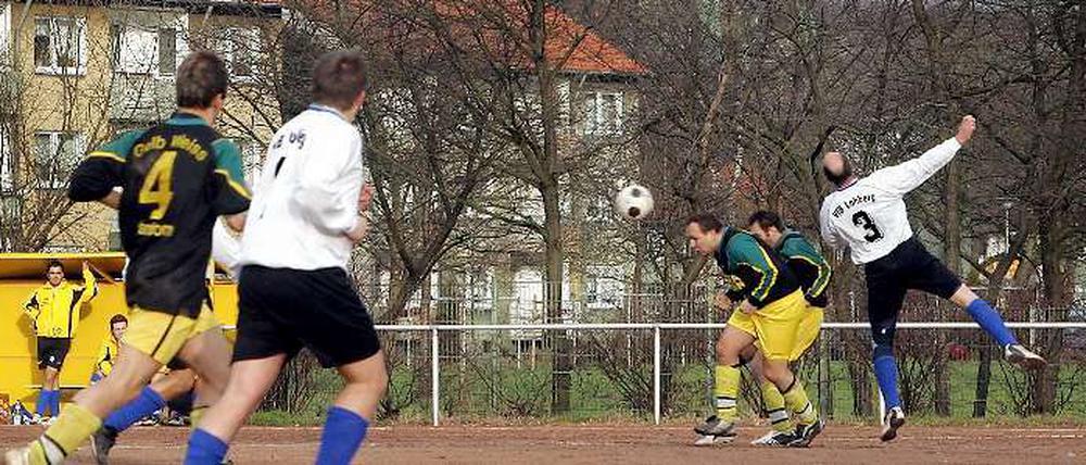 Amateurfußball, hier in der Kreisliga in Nordrhein-Westfalen