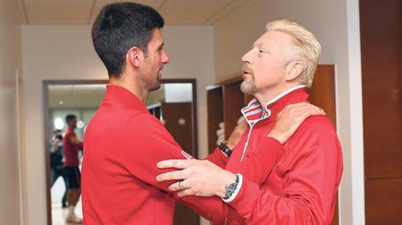 Nach Novak Djokovics Triumph bei den French Open waren er und Boris Becker sich noch sehr nah.