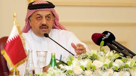 Kündigt Reformen an: Katars Außenminister al-Attiyah.