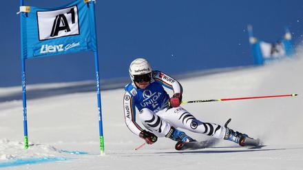 Viktoria Rebensburg hat den ersten Podestplatz in der laufenden Weltcup-Saison erreicht. 