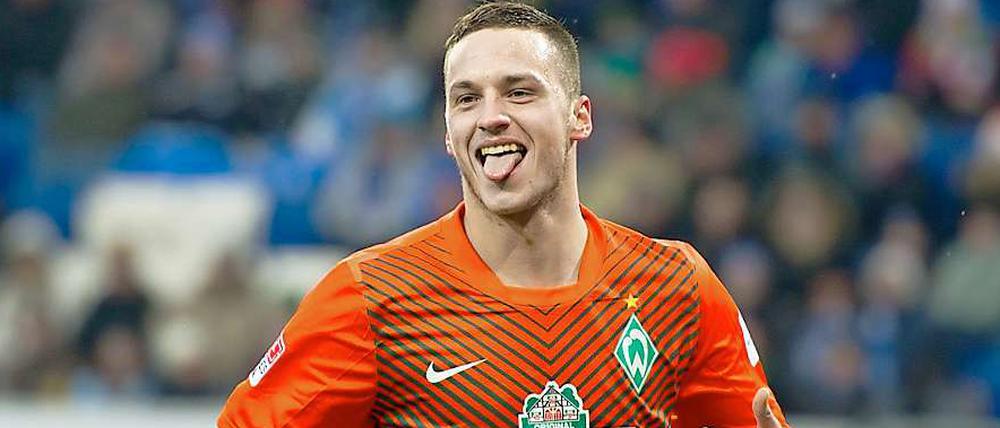 Marko Arnautovic steuerte drei Treffer beim 4:1-Sieg des SV Werder Bremen in Hoffenheim bei.