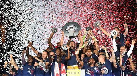 Da kann man schon mal feiern. Monaco ist erstmals seit 2000 wieder Meister in Frankreich.