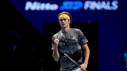 Zum ersten Mal. Alexander Zverev hat bei den ATP-Finals Rafael Nadal besiegt.