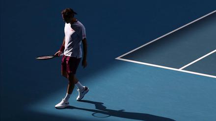 Licht und Schatten. Roger Federer zittert sich in das Halbfinale der Australian Open.