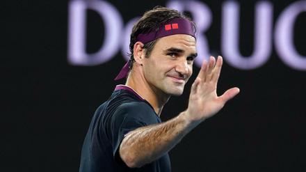 Keine Glanzleistung. Roger Federer hat einige Probleme bei seinem Drittrundenmatch. Steht letztendlich aber doch im Achtelfinale. 