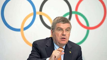 Reformen von oben. IOC-Präsident Thomas Bach stellte am Dienstag seine Vorschläge für Neuerungen bei Olympischen Spielen vor.