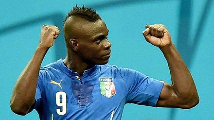 Matchwinner: Italiens Mario Balotelli erzielte den entscheidenden Treffer zum 2:1.