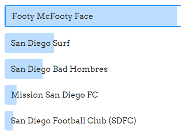 "Footy McFooty Face" würde über 8500 Mal gewählt - der Vorsprung ist riesengroß.