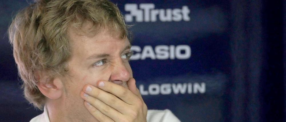 Auch Formel-1-Weltmeister Sebastian Vettel kämpft mitunter gegen die Müdigkeit.