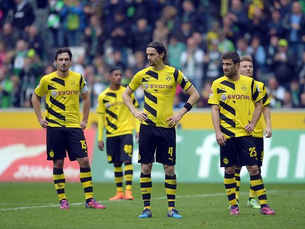 Kollektive Ratlosigkeit. Borussia Dortmund muss den nächsten Rückschlag verkraften.