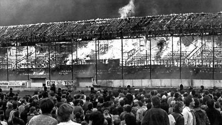 Am 11. Mai 1985 ereignete sich in Bradford die schlimmste Brandkatastrophe in der Geschichte des britischen Fußballs..
