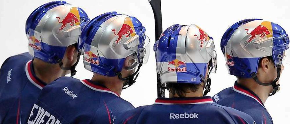 Brause im Eishockey. Red Bull plant Großes.