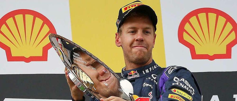 Keine Spannung in Spa: Sebastian Vettel gewinnt auch den Großen Preis von Belgien.