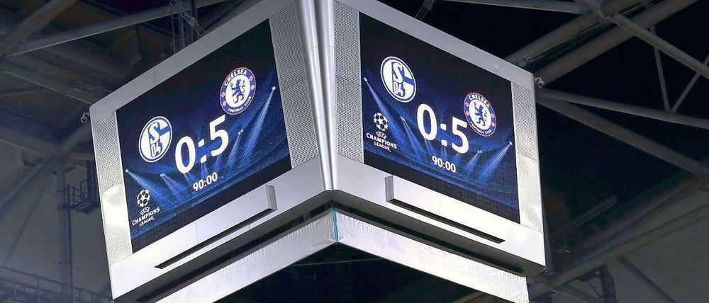 0:5-Heimniederlage gegen den FC Chelsea: Der FC Schalke 04 spielt in der Champions League nur mit.