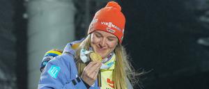 Denise Herrmann-Wick gewann zuletzt in Oberhof WM-Gold im Sprint.