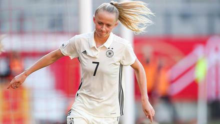 Lea Schüller erzielte alle vier Treffer für das deutsche Team.