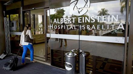 Das Albert-Einstein-Krankenhaus in Sao Paulo, in dem Pelé behandelt wird.