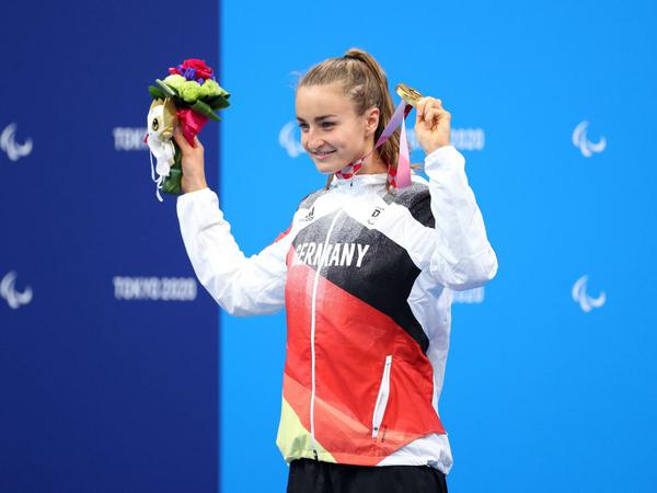 Elena Semechin, 28, gewann bei den Paralympics in Tokio die Goldmedaille über 100 Meter Brust. Wenige Wochen später wurde bei ihr ein Gehirntumor festgestellt und entfernt.