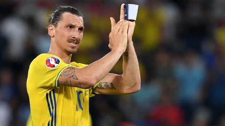 Zlatan Ibrahimovic verabschiedet sich aus Schwedens Nationalteam.