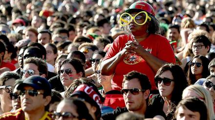 Durch die Fanbrille betrachtet. Portugals Anhänger hatten wenig Grund zur Freude.