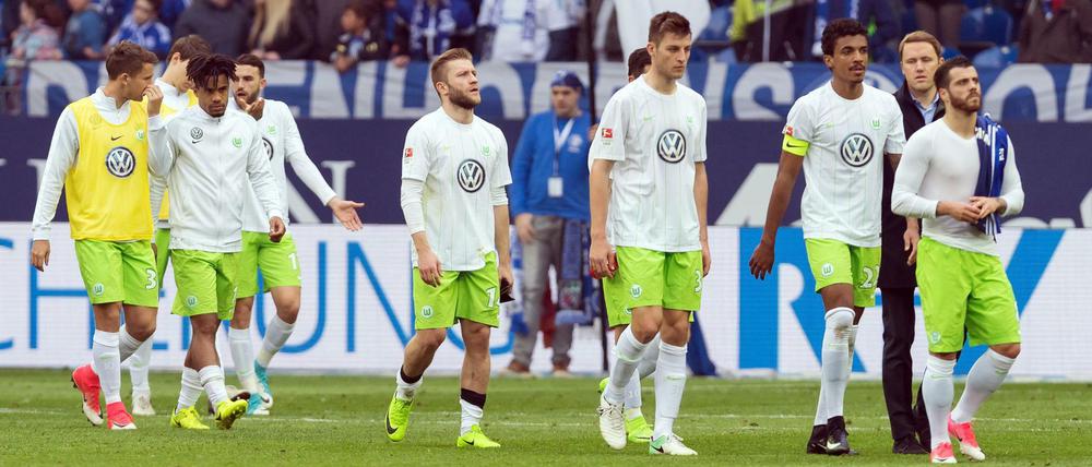 Der VfL Wolfsburg steht nur noch einen Punkt vor dem Relegationsplatz.