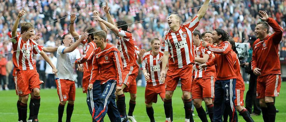 Wenn Bayern feiern - dann sind sie wohl mal wieder Meister.
