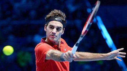 Roger Federer spielt bei der Tennis-WM in London wieder groß auf.