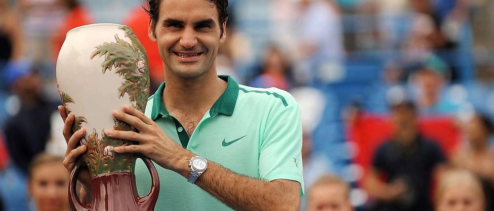Neues großes Ding: Nur Jimmy Connors (109) und Ivan Lendl (94) haben mehr Titel errungen als Roger Federer.