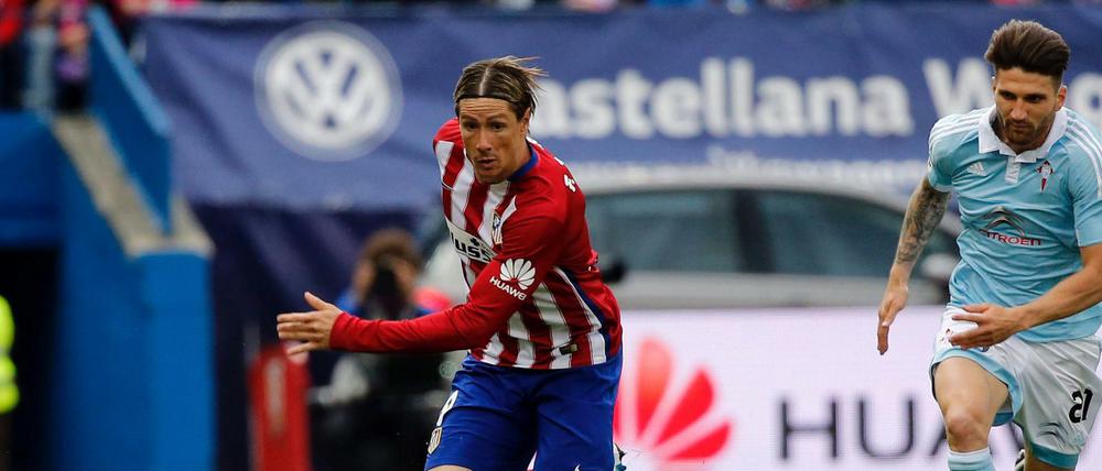 Fernando Torres ist Stürmer Nummer zwei bei Atletico.