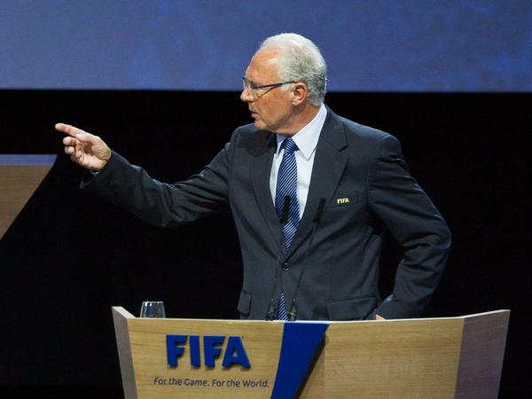 Franz Beckenbauer bei der Fifa