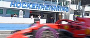 Schön war die Zeit. Kimi Räikkönen in Hockenheim.