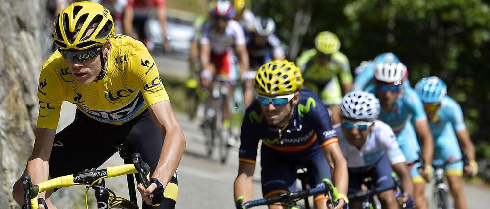 Meist in vorderster Front. Christopher Froome wird wohl seine zweite Tour de France gewinnen.
