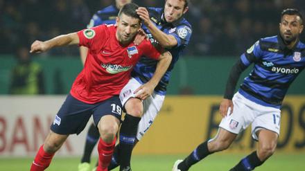 Vedad Ibisevic darf erst Ende November gegen den FC Bayern wieder spielen.