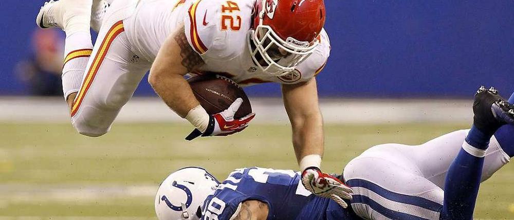 Historische Aufholjagd: In den Play-offs gewannen die Indianapolis Colts gegen die Kansas City Chiefs noch 45:44. 