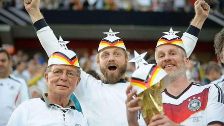 Zwischen Hoffenheim und Rio: Die Stimmung bei der Neuauflage des WM-Finals.