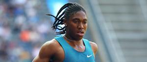 Olympiasiegerin Caster Semenya kann über 5000 Meter nicht mithalten.